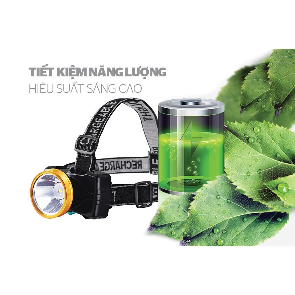 Đèn đội đầu Sunhouse Happy Time HPE-06.01W, Ánh sáng trắng, Hàng chính hãng