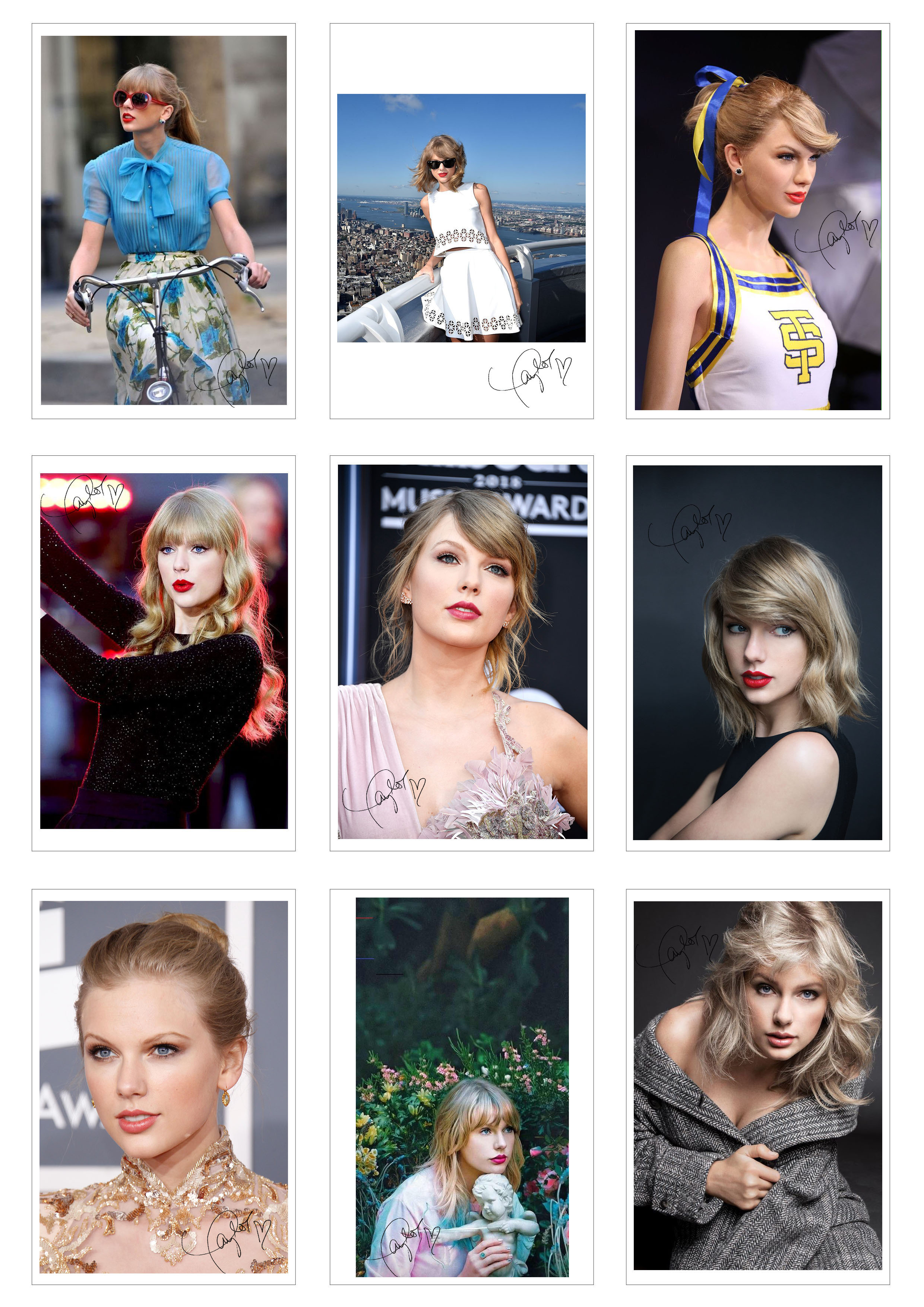 Lomo Card 54 ảnh TAYLOR SWIFT ( kèm chữ ký