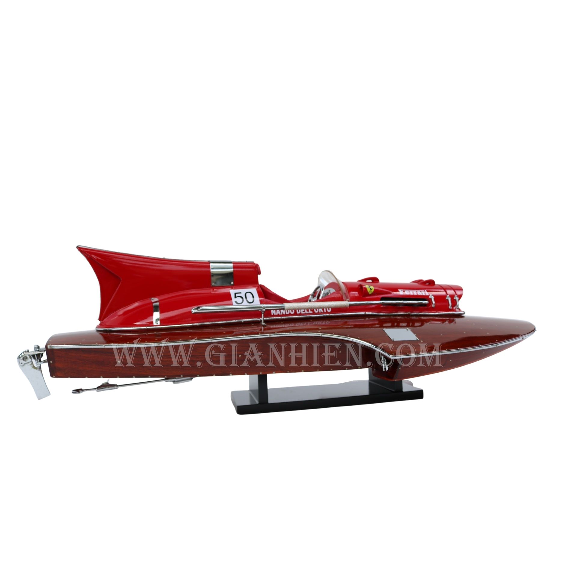 Mô hình Thuyền đua tốc độ FERRARI HYDROPLANE 1954 (Giá xưởng)