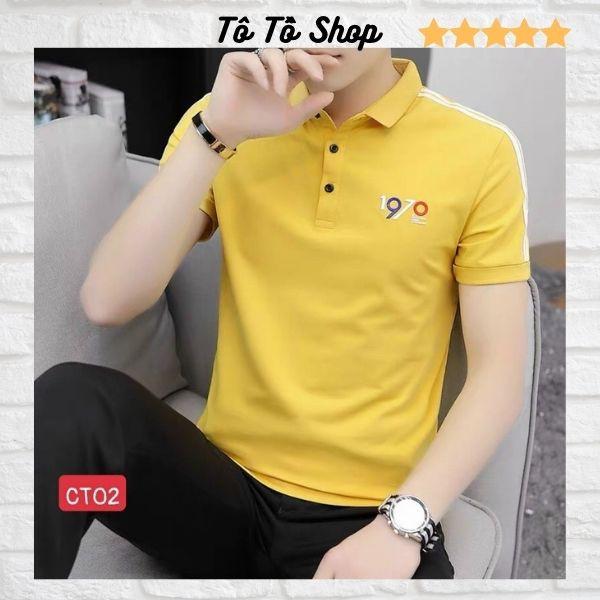 Áo Phông Nam ️️ Áo Thun Nam Tay Ngắn Cổ Bẻ Thời Trang Cao Cấp Mẫu Mới Hàng VNXK Tô Tồ Shop - ATNTT4