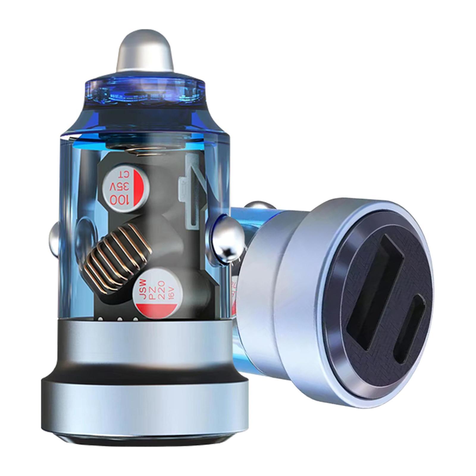 Fast Car Charger USB USB C Dual Ports Fast Charging Portable for Rvs