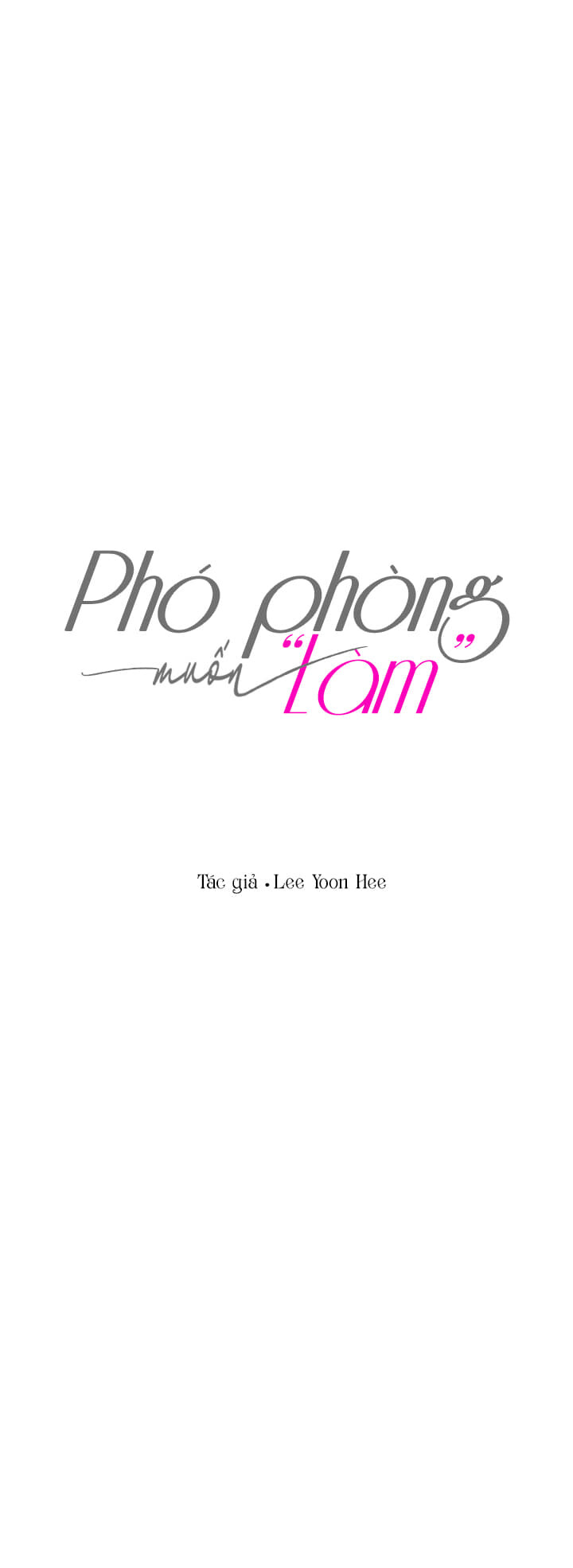 Phó phòng muốn “làm” chapter 25