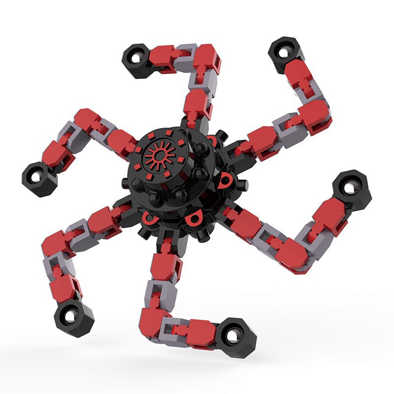 Đồ chơi con quay spinner robot biến hình thông minh cho bé