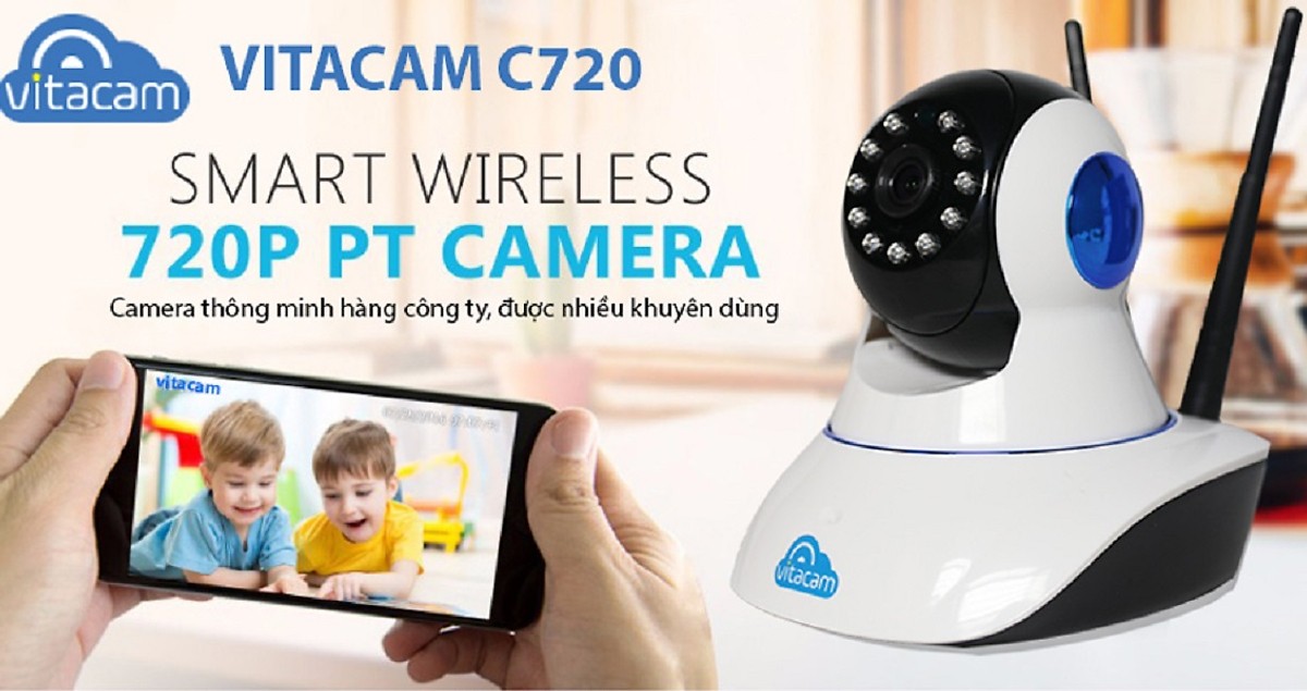 Camera IP Vitacam Chính hãng Cao cấp Cho Gia Đình Việt