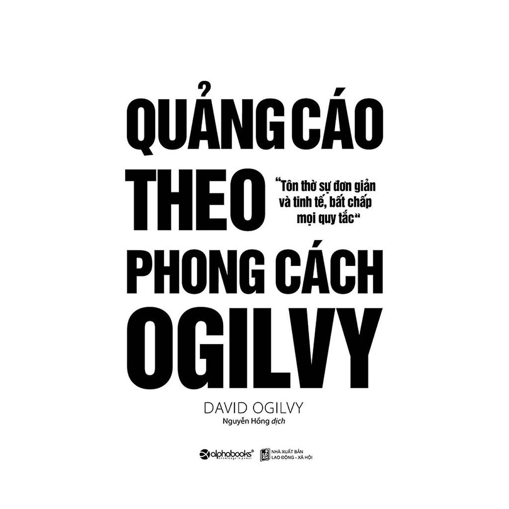 Sách Quảng cáo theo phong cách Ogilvy  - Alphabooks - BẢN QUYỀN