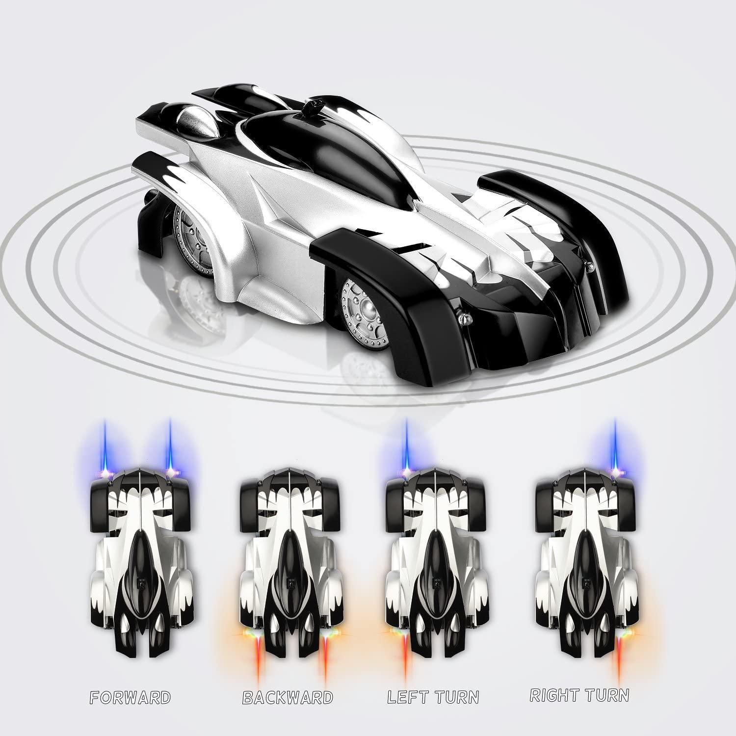 Xe điều khiển từ xa, Đồ chơi trẻ em Xe RC leo tường, Xe đóng thế xoay 360°