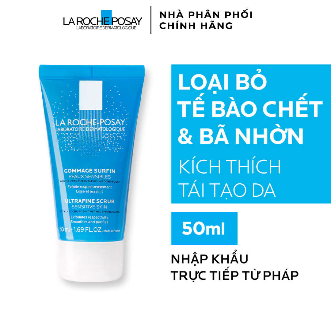 Gel Tẩy Tế Bào Chết La Roche-Posay Cho Da Nhạy Cảm 50ml Ultra Fine Scrub Sensitive Skin