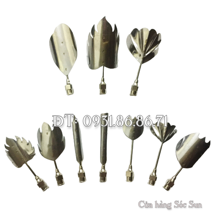 Bộ 10 dụng cụ làm rau câu 3D - Tặng kèm xi lanh – Mã số 1050