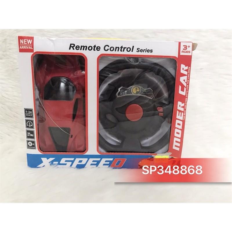 Đồ Chơi Hộp xe hơi Ferrari ĐK không sạc, vô lăng 1:24, 885-5