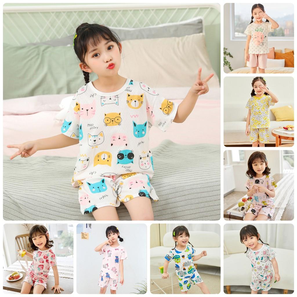 BT29 Size90-150 (9-35kg) bộ thun cotton cho bé bao thấm hútThời trang trẻ Em hàng quảng châu