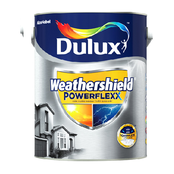 Dulux Weathershield Powerflexx Bề Mặt Bóng Màu Vàng Đất 31