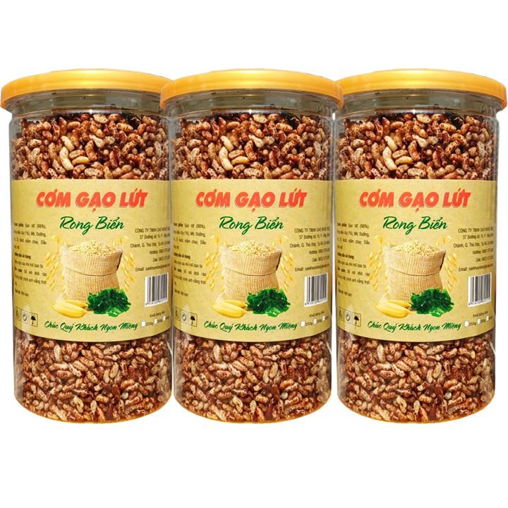 Cơm gạo lứt rong biển mỗi hũ 250g - món ăn giúp giảm cân hoặc ăn chay tốt cho sức khỏe