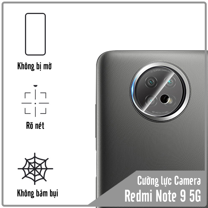 Kính cường lực Camera cho Xiaomi Redmi Note 9 5G