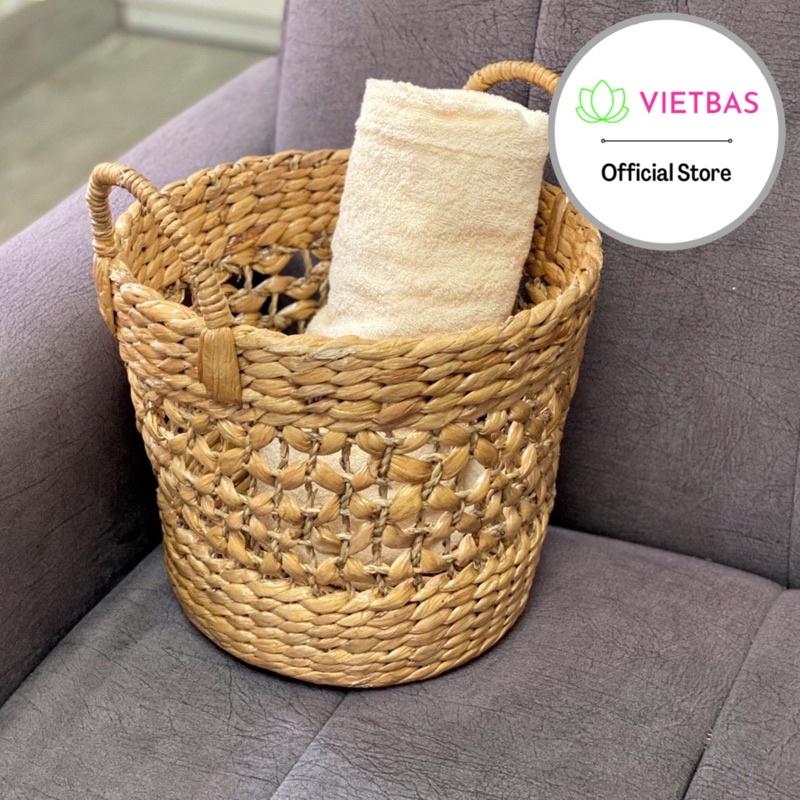 Giỏ lục bình VIETBAS có quai LB_010