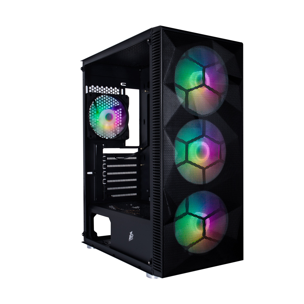 Case 1st Player X7 (Tặng 4 Fan RGB) (Đen) - Hàng chính hãng