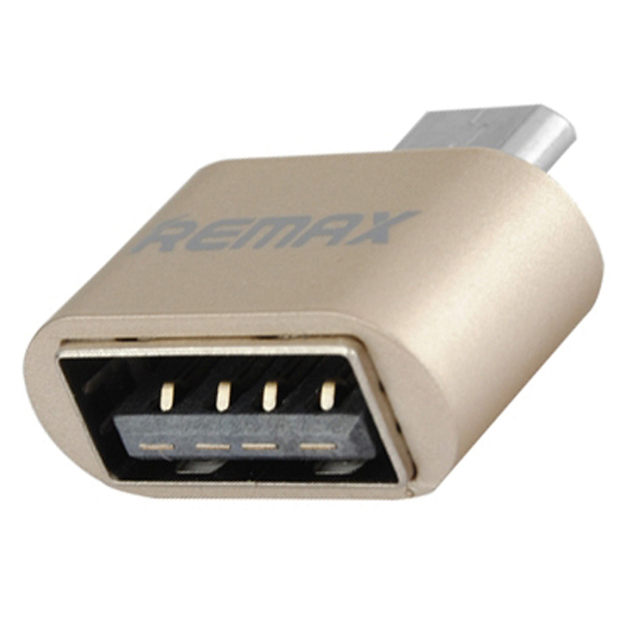 Đầu Chuyển USB OTG Remax RA-OTG - 2 Cổng Micro USB Và USB 2.0 Chính hãng