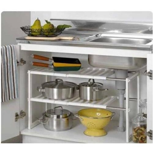 Kệ Bếp Đa Năng Màu Trắng Có Thể Thay Đổi Kích Thước - CH Hương Thị Miễn Phí Vận Chuyển