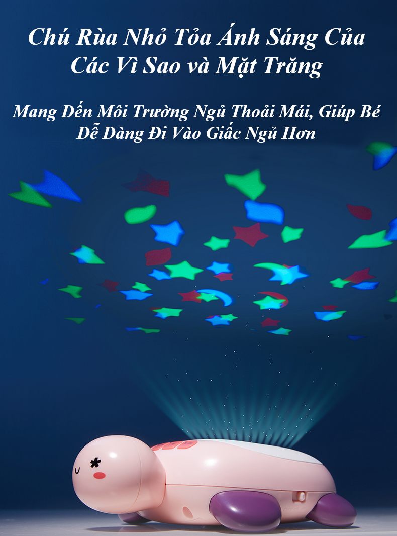 Rùa Ru Ngủ Phát Ánh Sáng, Nhạc Trắng - KUB