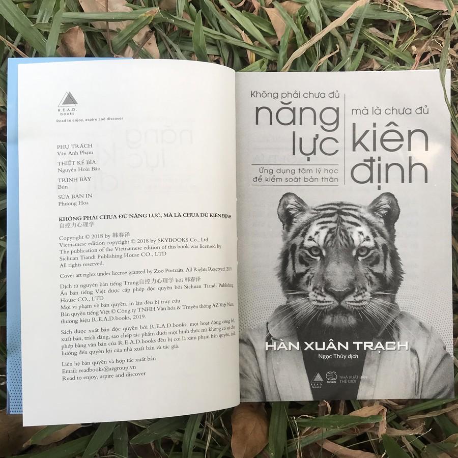 Sách - Không Phải Chưa Đủ Năng Lực, Mà Là Chưa Đủ Kiên Định (Kèm Bookmark)