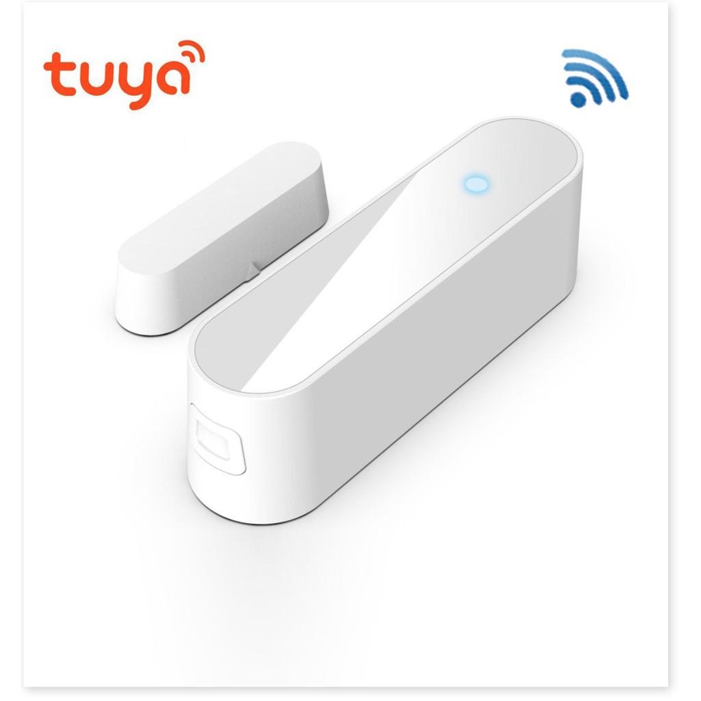 WIFI Door Magnetic Cảm Biến Cửa Điều Khiển Bằng App Giọng Nói Tiếng Việt , Tiếng Anh