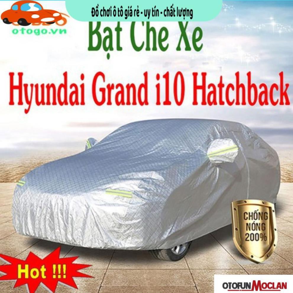 (size 2M) Bạt Che Phủ Xe Hyundai Grand i10 hatchback Cao Cấp Bảo Hành Uy Tín Lỗi 1 Đổi 1