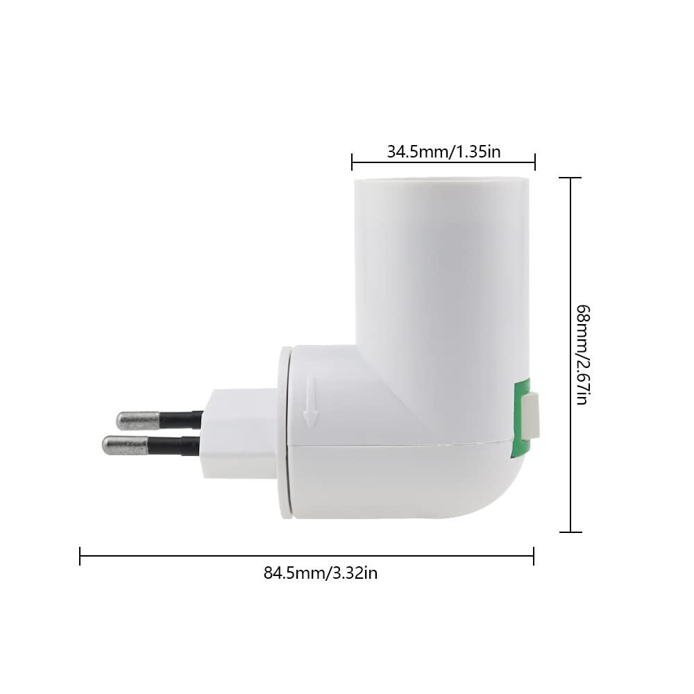 2 mảnh Phiên bản đèn E27 Không có cáp AC 230V Phiên bản đèn E27 Làm bằng PBT chống ngọn lửa thân thiện với môi trường