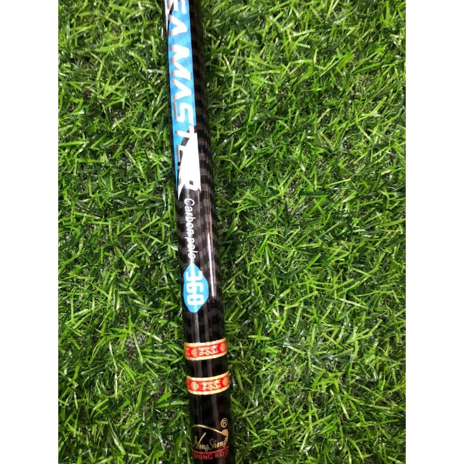 Cần câu tay rút gọn, hạ lóng  thu ngọn 44cm carbon cao lên cần nhẹ, tải cá lớn câu đơn câu đài chép ro diếc giá rẻ