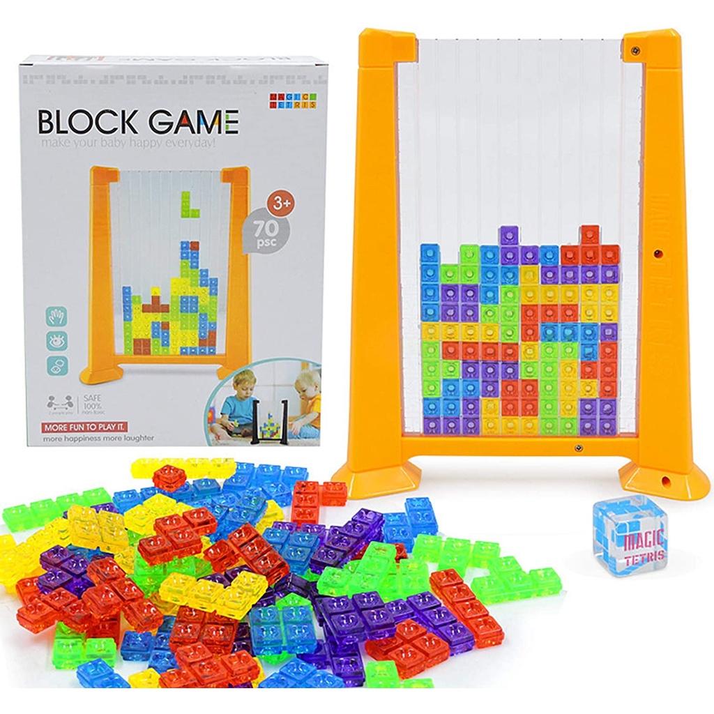 Đồ Chơi Xếp Hình Tetris Màu Đỏ SJHY0318 HB Giáo Dục Sớm Cho Bé