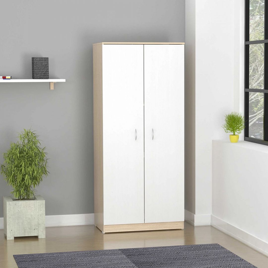 Tủ quần áo gỗ hiện đại SMLIFE Coromandel | Gỗ MDF dày 17mm chống ẩm | D80xR45xC180cm