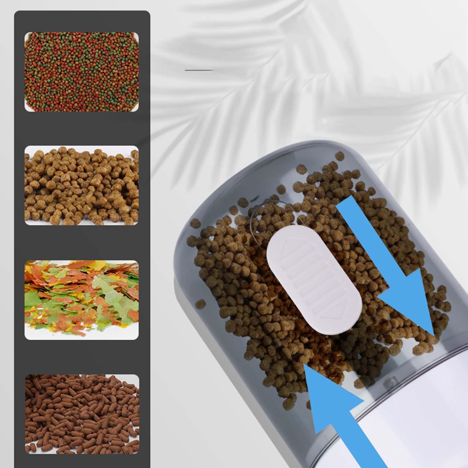 Large Capacity Automatic Fish Feeder Fish Tank Feeder Timer Food Dispenser