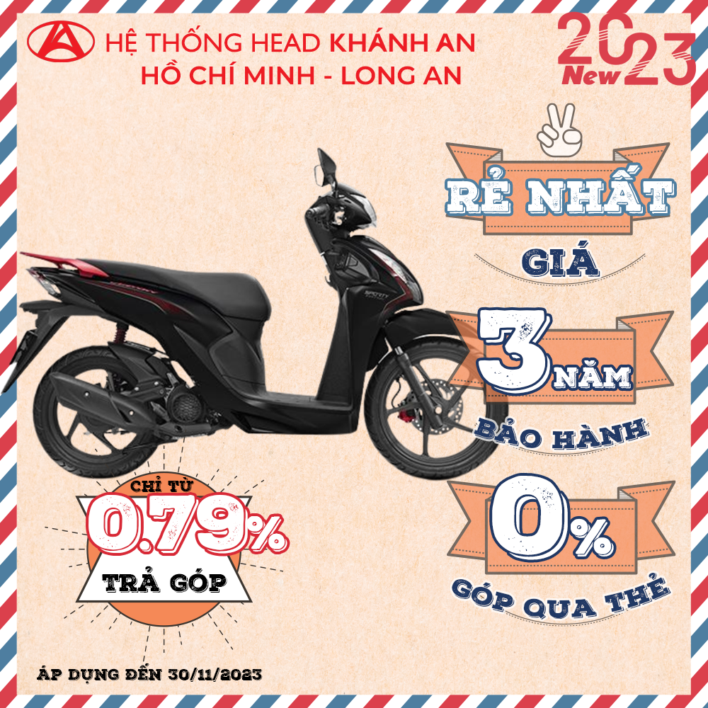 Xe máy Honda Vision 2023 Phiên bản Thể thao