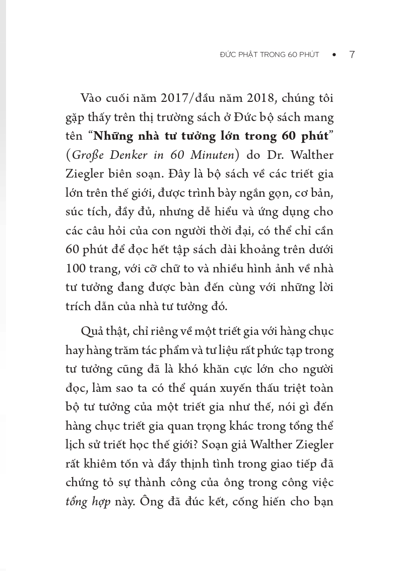 Những Nhà Tư Tưởng Lớn - Buddha Đức Phật Trong 60 Phút - Vanlangbooks