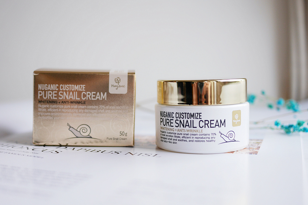 Kem dưỡng Nuganic Customize Pure Snail Cream