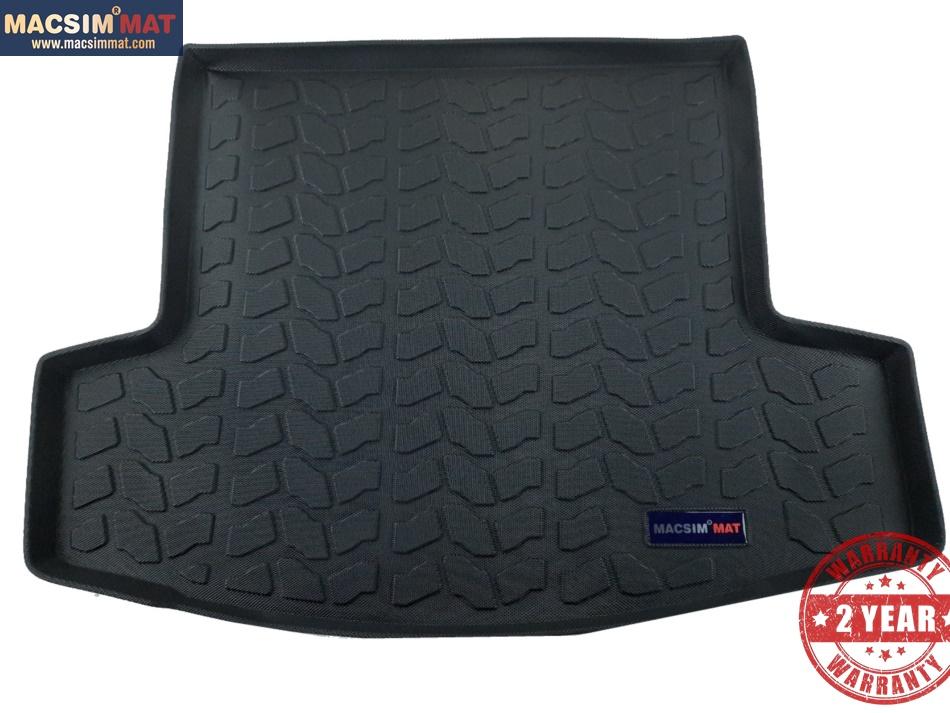 Thảm lót cốp Chevrolet Captiva nhãn hiệu Macsim chất liệu TPV cao cấp màu đen