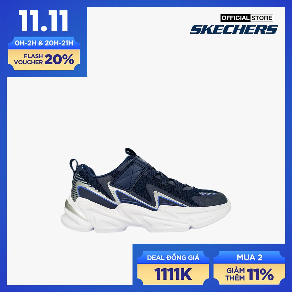 SKECHERS - Giày sneakers bé trai Wavetronic 403603L-NVSL