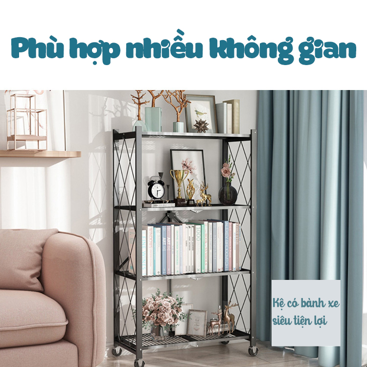 Kệ để đồ gấp gọn đa năng DEKA  kệ nhà bếp  kệ trang trí  giá để sách