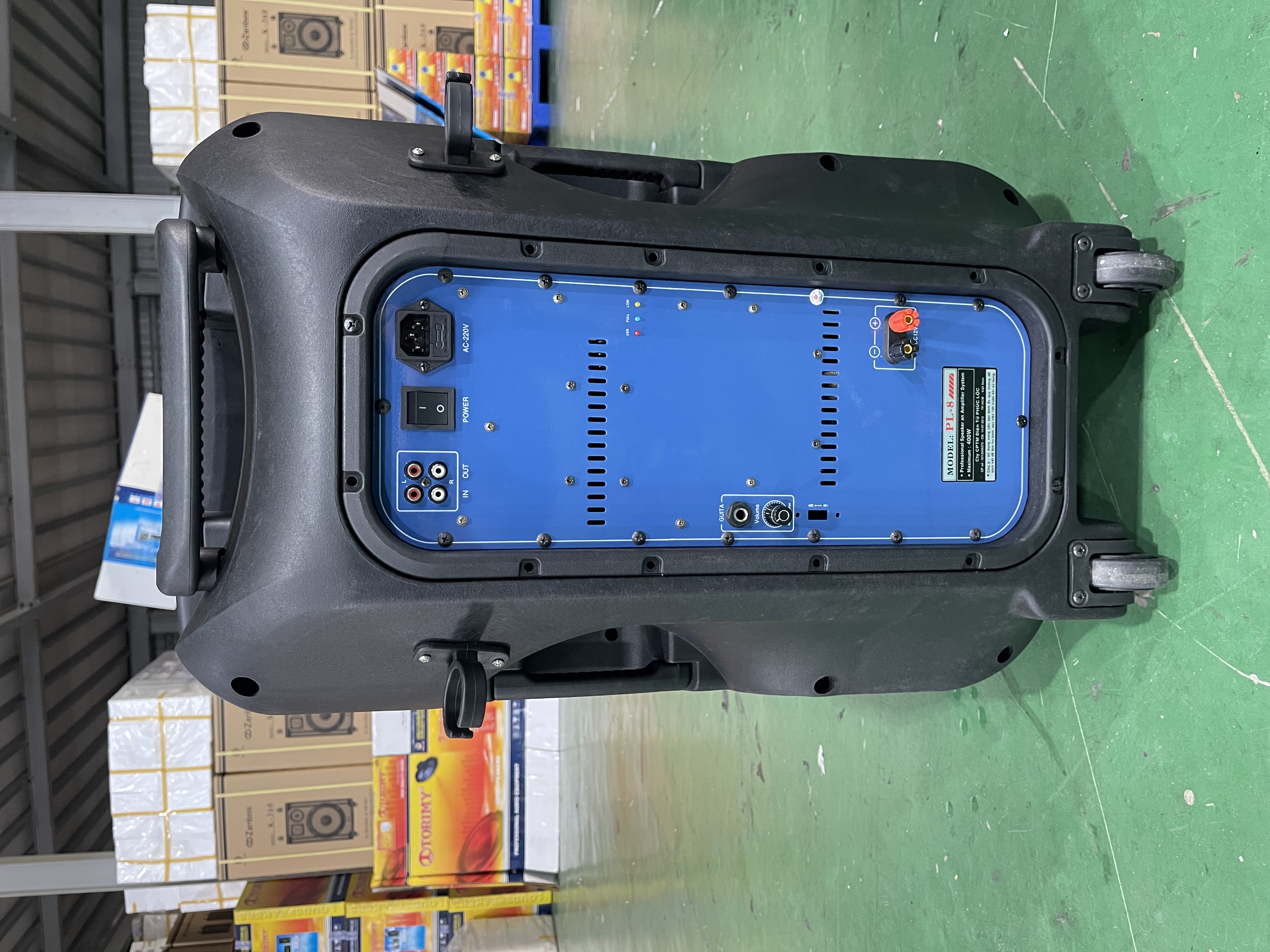 Loa kéo di động karaoke Rinton PL2 400W - hàng chính hãng