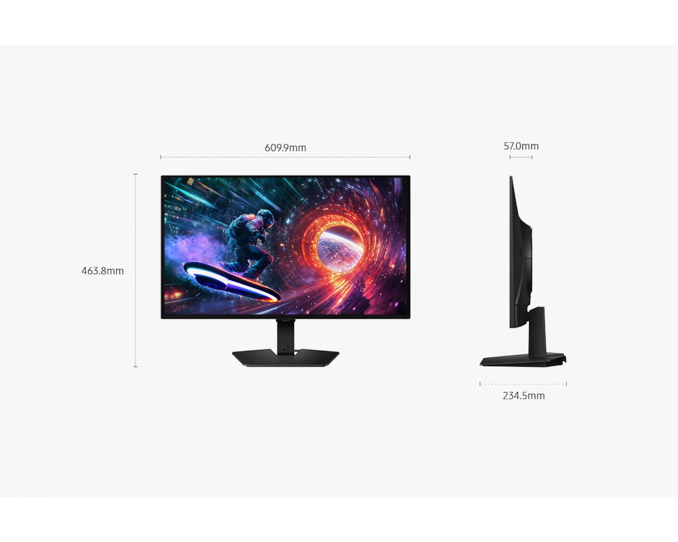 Màn Hình Gaming Samsung Odyssey OLED G5 G50SF LS27FG502SEXXV (27 Inch, OLED, QHD, 0.03ms) - Hàng chính hãng