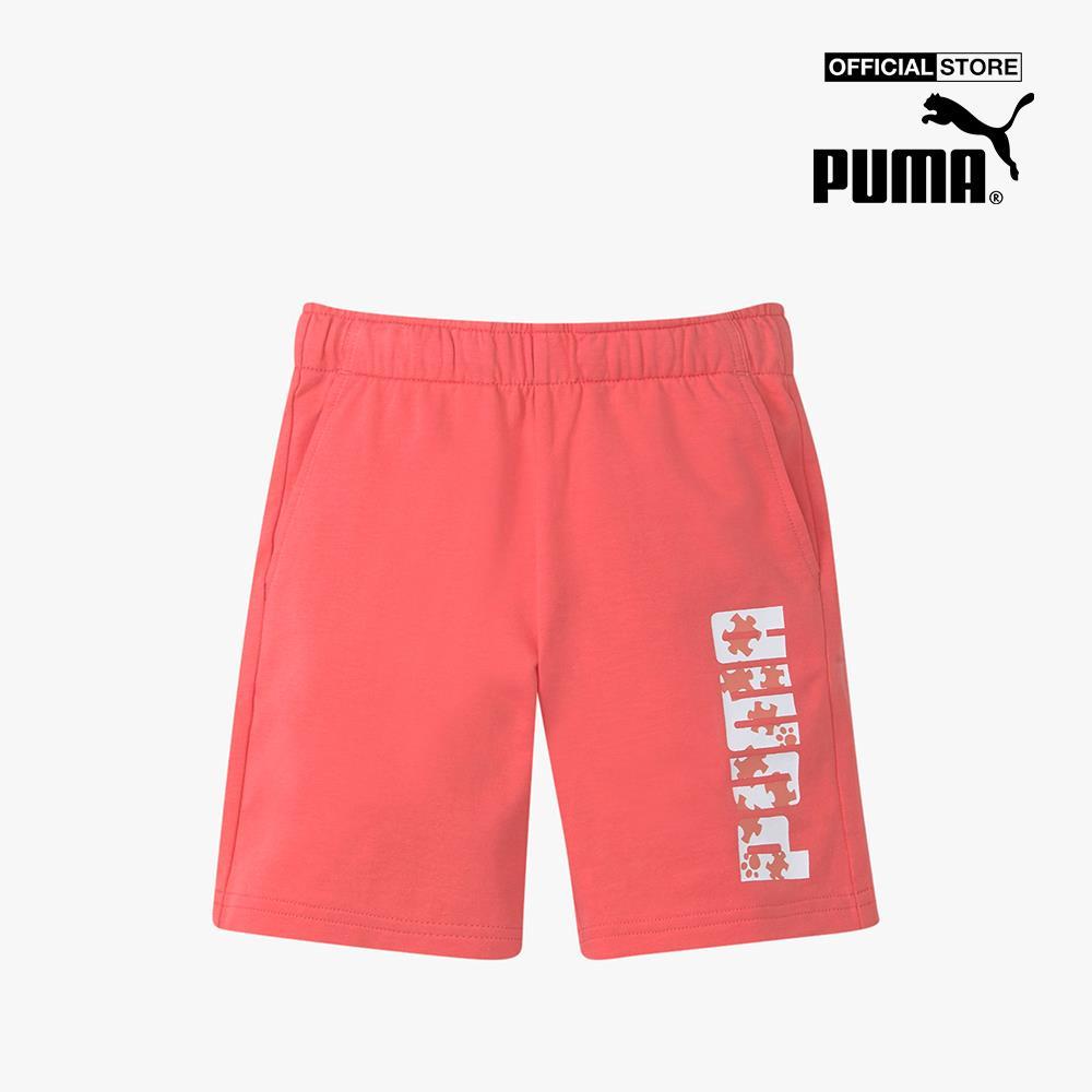 PUMA - Quần shorts bé trai lưng thun Paw-586223