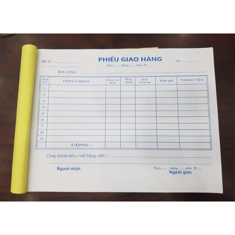 Phiếu giao hàng 1 Liên ngang A5 100 Tờ