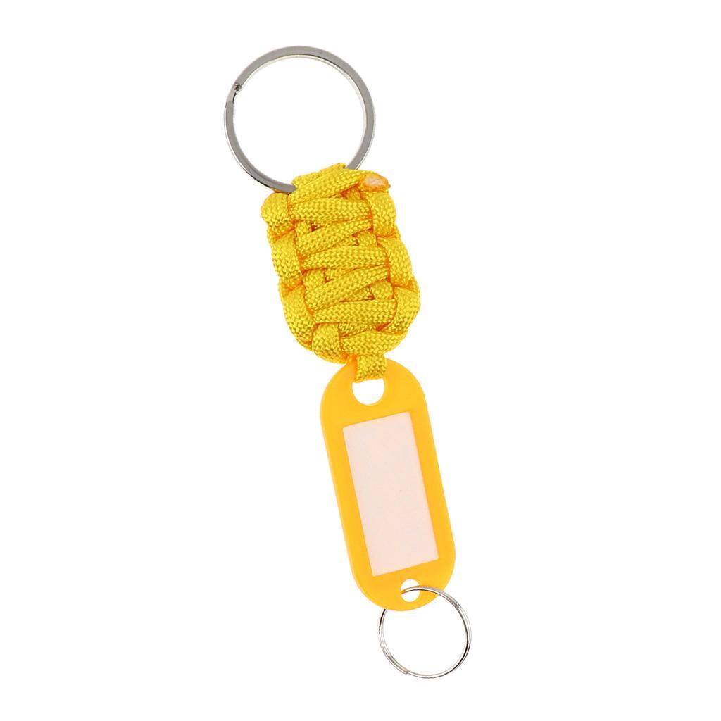 Paracord Lanyard Keychain Carabiner Survival Kit Ring