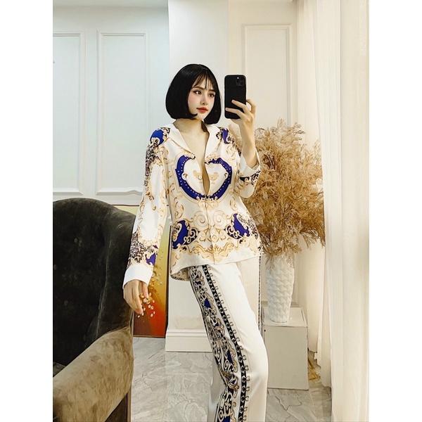 BỘ PYJAMA HOẠ TIẾT CLC 013 CAO CẤP