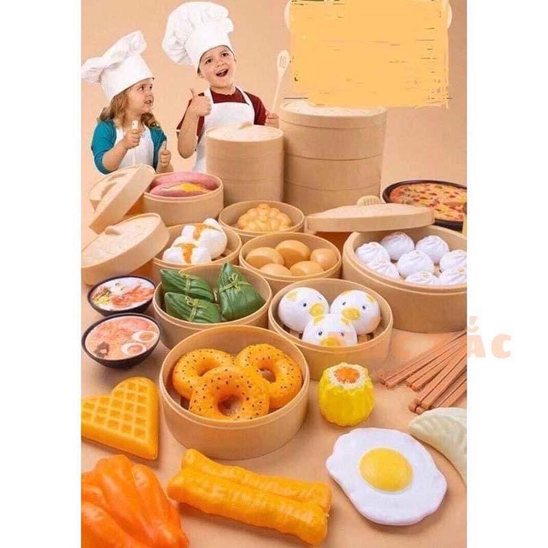 Đồ Chơi Nấu Ăn DIMSUM Freeship Đồ chơi nấu ăn Cho Bé Thỏa Sức Bày Biện và Vui Chơi