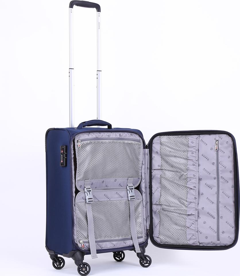 Vali Kéo Vải Du Lịch SAKOS WINNER 5 - Size S/ Xách Tay - Khóa TSA - Chống Thấm, Trượt Nước