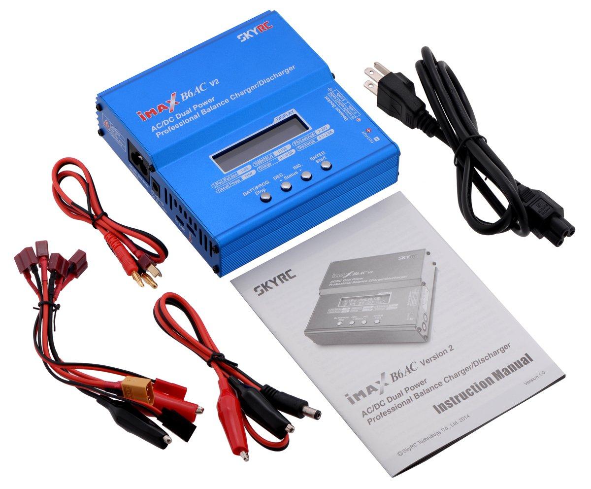 Skyrc IMAX B6AC V2 6A Lipo Balance Balance LCD Displer cho bộ sạc pin sạc pin rc