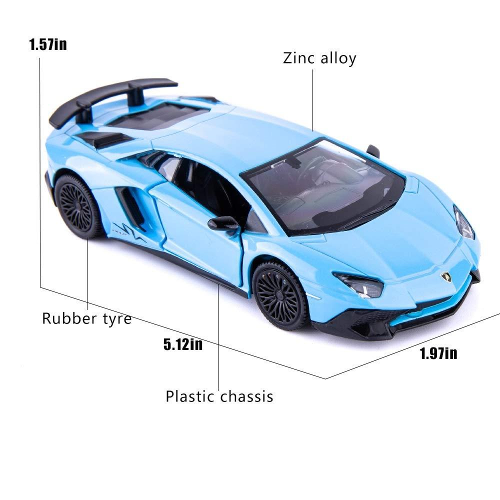 Quy mô 1:36 Mô hình xe casting, xe đồ chơi kẽm cho trẻ em, kéo lại xe đồ chơi cho trẻ mới biết đi Girls Boy Girls