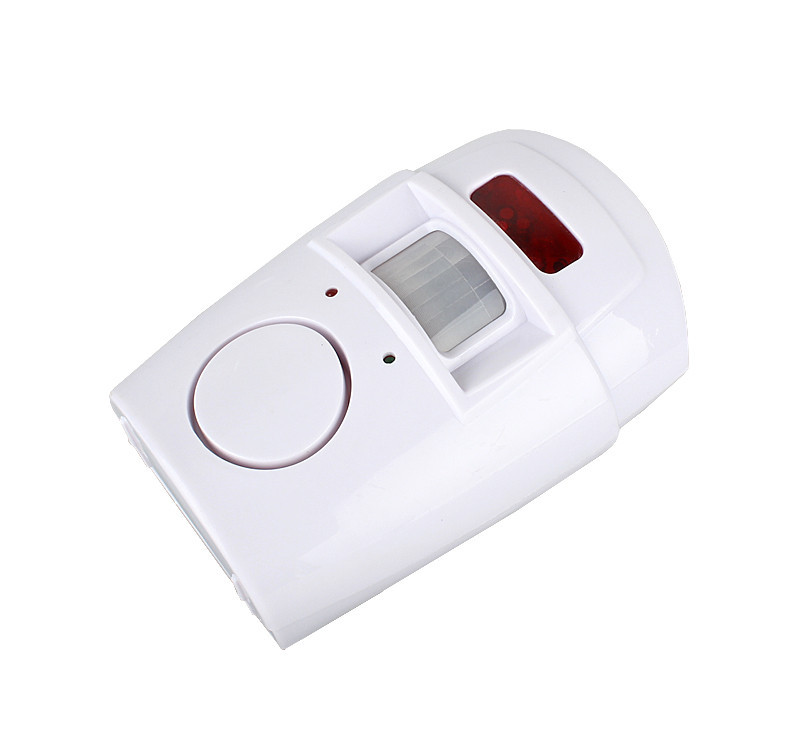 Báo động chống trộm âm thanh 105dB cảm biến hồng ngoại có hai điều khiển từ xa