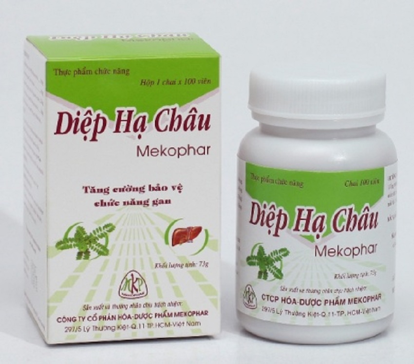 Diệp Hạ Châu Mekophar - Chai 100 viên - Bảo vệ gan - Tăng cường chức năng gan - Hổ trợ miễn dịch