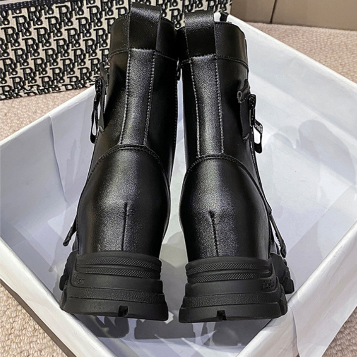 Giày Boots đế xuồng 8CM đế Fashion PBOD687-4008
