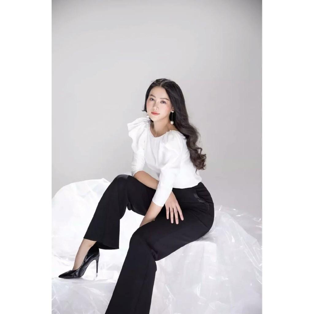 ÁO CỔ THUYỀN TAY PHỒNG NANA